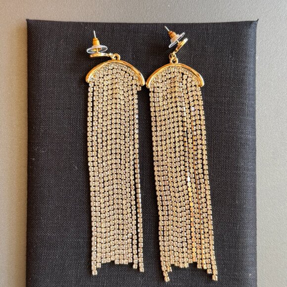 Mango Crystal Waterfall Earrings - Picture 4 of 9